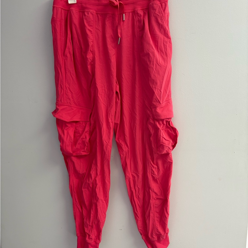 Lululemon Pink Cargo Jogger Pants